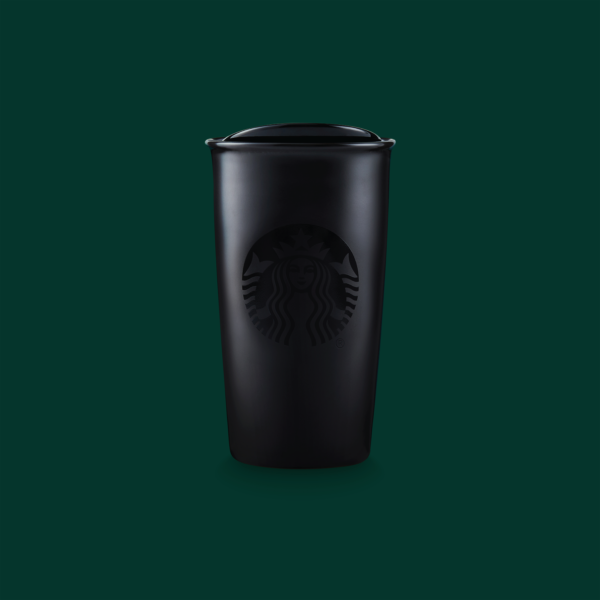 Double Wall Matte Black Mug 12 oz