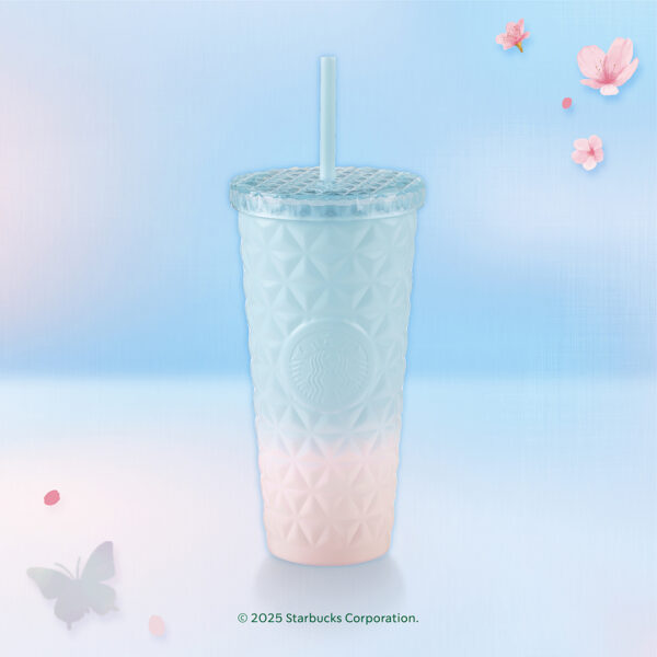 Blue & Pink Diamond Cold Cup (20oz.)